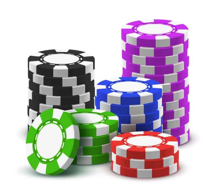 Chip yang akan digunakan untuk bermain di meja bandar poker online